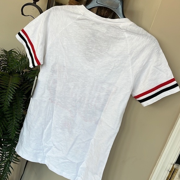 Brand New 5th & Ocean University of Maryland Terrapins Short Sleeved V-Neck Top - Picture 7 of 10